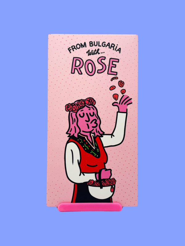 Milk Chocolate With ROSE From Bulgaria With